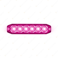 LED Autolamps Magenta Emergency Warning Light 6 LED 14 Flash Patterns Blister
