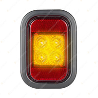 LED Autolamps Indicator/Reflector Light and Grommet/Plug 4 LED Lamp Blister