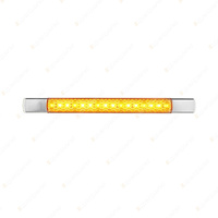LED Autolamps Rear Indicator Light Chrome Bezel 12V 16 LED Lamp Single Blister