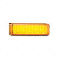 LED Autolamps Front Indicator/Marker Light Amber Lens 18 LED Lamp Twin Blister