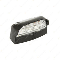 LED Autolamps LED Licence Plate Light with Black Housing 4 LED Lamp Single Bulk