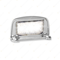 LED Autolamps Licence Number Plate Light Chrome Bracket 4 LED Lamp Blister of 1