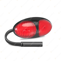 LED Autolamps Red Rear End Outline Marker Light & Female 2 Pin Plug Blister