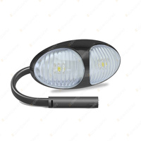 LED Autolamps White Rear End Outline Marker Light & 2 Pin Plug Single Blister