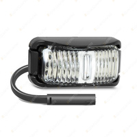 LED Autolamps Red/Amber Side Marker Light Black Base Female Plug and 20cm Cable