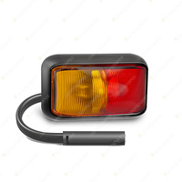 LED Autolamps Red Amber Side Marker Light with Female 2 Pin Plug Twin Blister