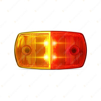 LED Autolamps Amber/Red Side Marker Light 12-24V 4 LED Lamp Single Blister