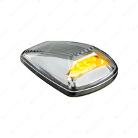 LED Autolamps Amber Side Direction Indicator Clear Lens 3 LED Lamp Blister