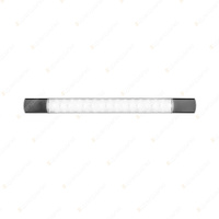 LED Autolamps Interior/Exterior Light & Black End Caps 12V 24 LED Lamp Blister