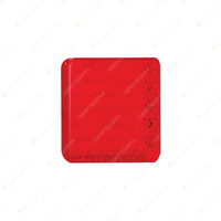 LED Autolamps Red Stop Tail Light 49 LED Lamp 100mm x 100mm 12 Volt Bulk