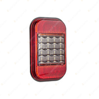 LED Autolamps Red Stop Tail Reflector Light 9-32V 16 LED Lamp Light Only Bulk