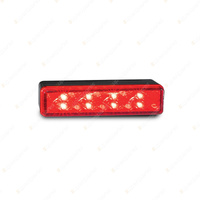 LED Autolamps Red Stop Tail Light with 8 LED Lamp 12-24V 8 LED Lamp Blister