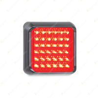 LED Autolamps Red Stop Tail Light 36 LED Lamp with Bracket 12-24V Blister