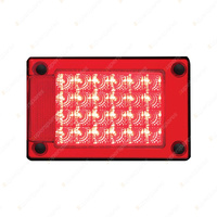 LED Autolamps Red LED Lamp Stop Tail Light Includes Bracket 24 LED Lamp Blister