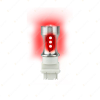 LED Autolamps Red Stop Tail Wedge Bulb 12-24V 125 380 Effective Lumens Blister