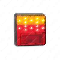 LED Autolamps Stop Tail Indicator Reflector 12-24V 14 LED Lamp Single Blister