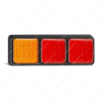 LED Autolamps Stop Tail Indicator Square Light 48 LED Lamp 12-24V Bulk