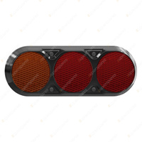 LED Autolamps Stop Tail Indicator Light 42 LED Lamp Black Bracket 12V Bulk