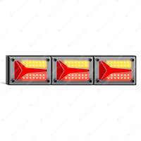 LED Autolamps Stop Tail Light Reflector Sequential Indicator 105 LED 2 Blister