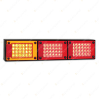 LED Autolamps Jumbo Stop Tail Indicator Reflector Light 12-24V 72 LED Lamp