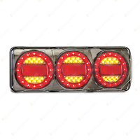 LED Autolamps Stop Tail Indicator Reflector Maxilamp 3 Light Bolt Mount Box