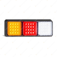 LED Autolamps Stop Tail Indicator Reverse Light 48 LED Lamp 12-24V Blister