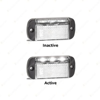 LED Autolamps Front End Outline Marker Light With White Reflector Bulk