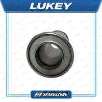 Lukey Muffler - 3" Inlet 5" Round 12" Long Straight Piped 430 Stainless Steel