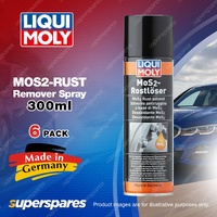 6x Liqui Moly MoS2-Rust Remover Spray 300ml Excellent Lubricant for Moving Parts