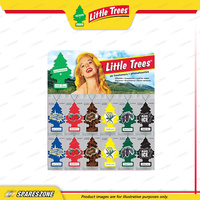 Little Trees 60 Card Assorted Air Fresheners - Individually Packaged Easy Storag