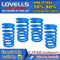 Front + Rear HD Standard Coil Springs for Ford Corsair UA Sedan Hatch 4Cyl 89-92