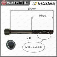 Cylinder Head Bolt Set for MAZDA 323 BJ 626 GE GF PREMACY CP 4Cyl 1992-2003