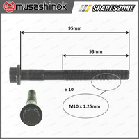 Cylinder Head Bolt Set for TOYOTA CELICA ST162 184 204 RAV4 SXA10 11 SPACIA SR40