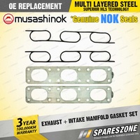 Exhaust + Intake Manifold Gasket Set for BMW 328i Z3 E36 523i 528i E39 95-98