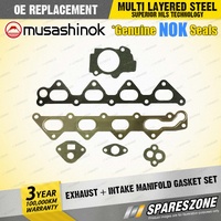 Exhaust + Intake Manifold Gasket for Daewoo Cielo Lanos Nubira 1.5L 1.6L 95-03
