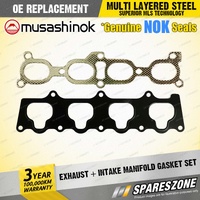 Exhaust + Intake Manifold Gasket Set for Ford Laser KN KQ 1.6 L I4 16V 1999-2002