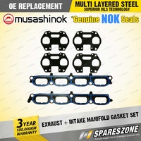 Exhaust+Intake Manifold Gasket for Ford Fairlane Fairmont Falcon LTD BA V8 24V