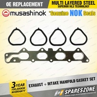 Exhaust + Intake Manifold Gasket Set for Holden Barina TK 1.6L I4 16V 2005-2011