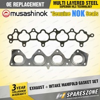 Exhaust + Intake Manifold Gasket for Honda Prelude BB BB1 BB6 2.2L I4 16V 91-02
