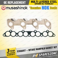 Exhaust + Intake Manifold Gasket Set for Hyundai i30 i30cw FD 1.6L I4 16V 07-13