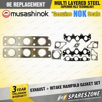 Exhaust + Intake Manifold Gasket Set for Kia Carnival KV11 2.5L V6 24V K5 99-07