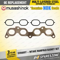Exhaust + Intake Manifold Gasket for Nissan Cube Z11 Micra K12 1.4L I4 16V 02-10