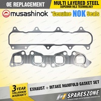 Exhaust + Intake Manifold Gasket Set for Nissan Navara D40 Pathfinder R51 2.5L