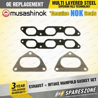 Exhaust + Intake Manifold Gasket Set for Subaru Outback BH BHE 3.0L F6 24V 00-03
