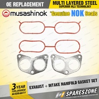 Exhaust + Intake Manifold Gasket Set for Subaru BRZ ZC6 2.0L F4 16V 2012-On