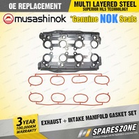 Exhaust + Intake Manifold Gasket Set for Toyota Landcruiser UZJ200R 4.7L 07-12
