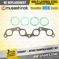 Exhaust + Intake Manifold Gasket Set for Volkswagen Polo 6N 1.6L I4 8V 96-00