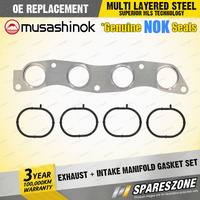 Exhaust + Intake Manifold Gasket for Kia Picanto TA 1.2L G4LA I4 16V 2011-2016