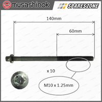 VRS Cylinder Alloy Valve Head Gasket Set + Head Bolts for Holden Barina Combo SB