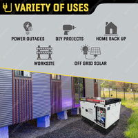 Maxwatt 15kVA 12000W Air Cooled Diesel Generator with 2 Wire Auto Start